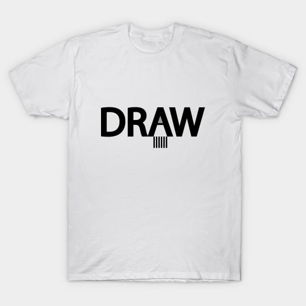 Draw Drawing T-Shirt by DinaShalash